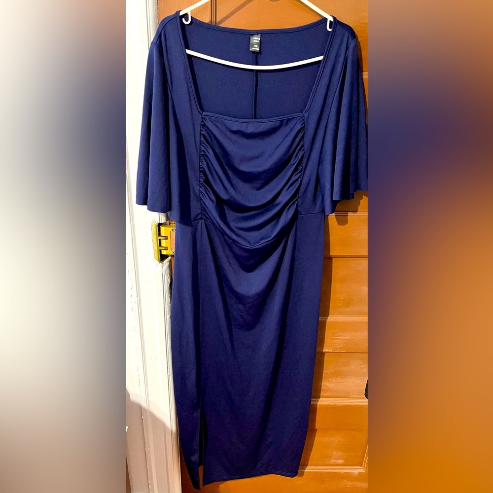 Dress from Shein, Navy blue dress never worn because the size was wrong for me.